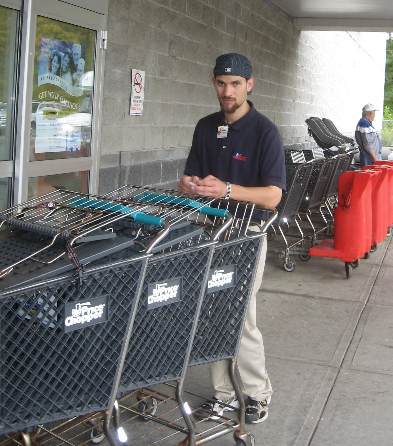 Randy S. 2 | Springbrook Randy replaces shopping carts at his job at the Oneonta Price Chopper