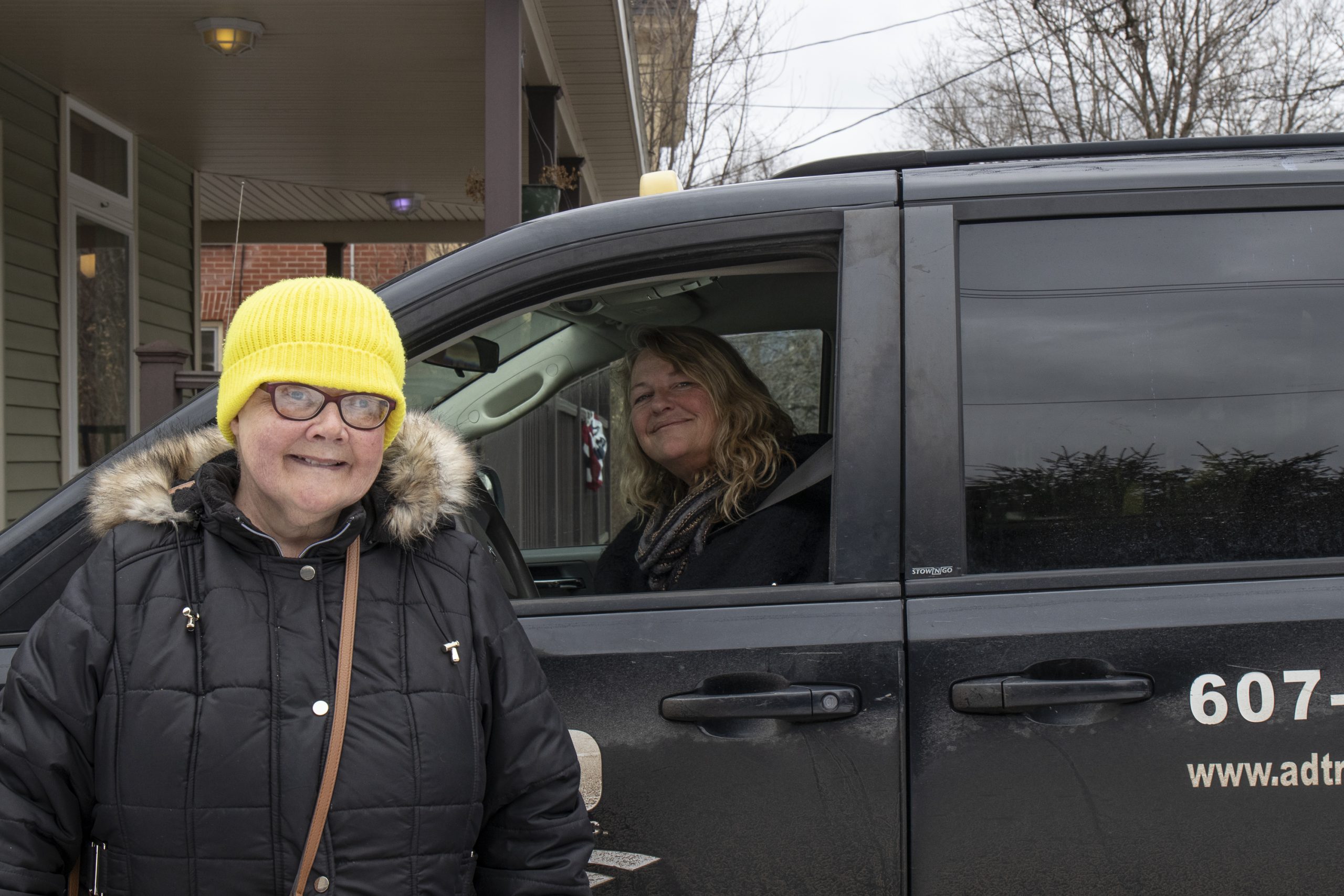 8 | Springbrook Linda and Amy, a local taxi driver
