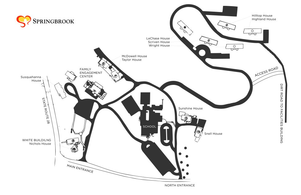 Springbrook Pa Map The School at Springbrook