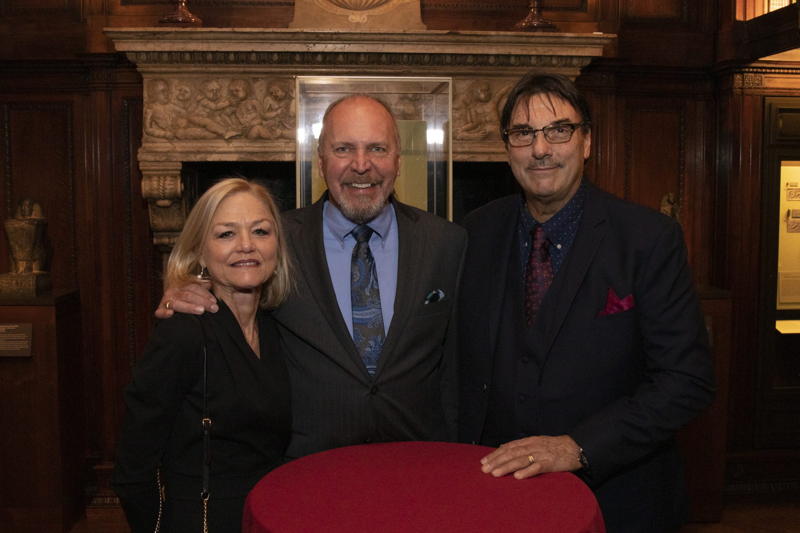 2019-MorganLibrary-Event_3 | Springbrook Springbrook Foundation Board President John Anderson with his guests Robert and Monica Brache